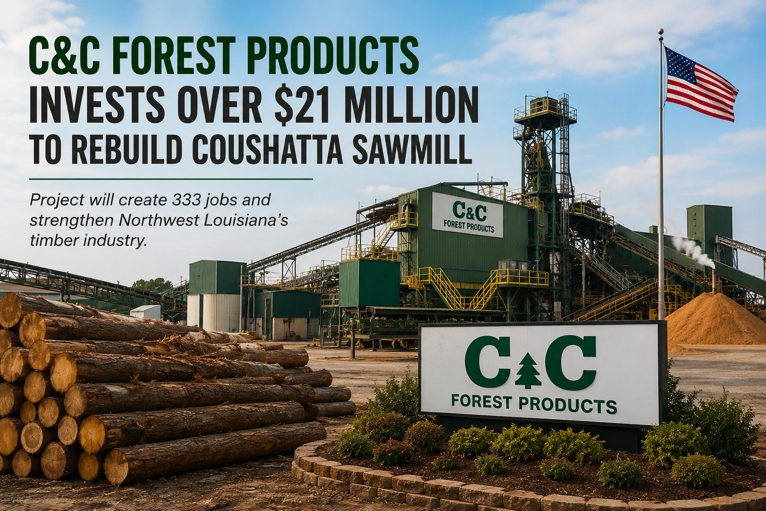 C&amp;C Forest Products' $21 Million Investment Is Great News for Northwest Louisiana