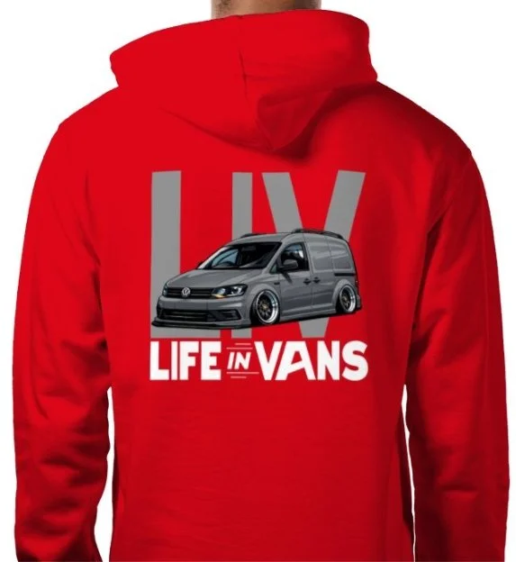 Life In Vans Grey Caddy Zip Hoodie