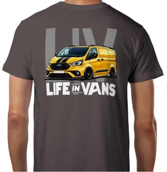 Life In Vans Transit Custom T-shirt style 2