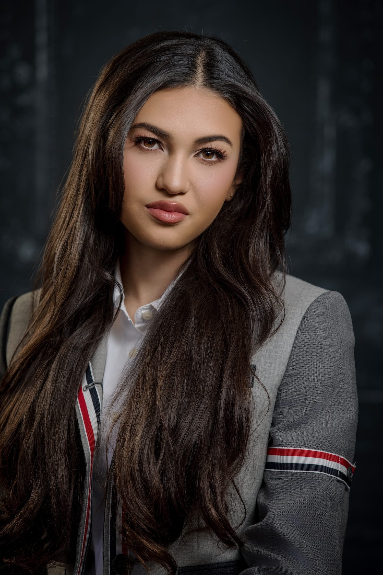Bella Patel, founder of MusaBella Cosmetics, close-up portrait