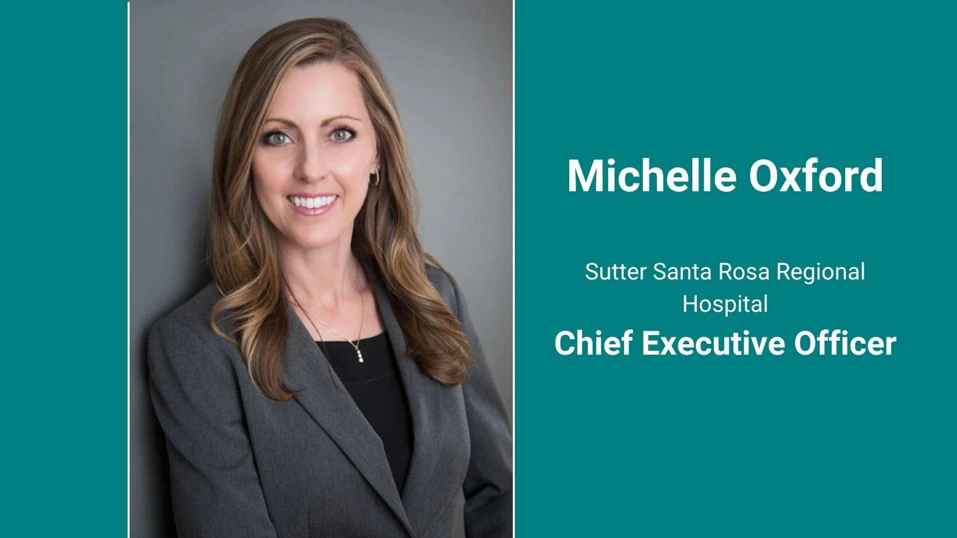 Michelle Oxford Sutter Health_North Bay Leadership Council Board Member