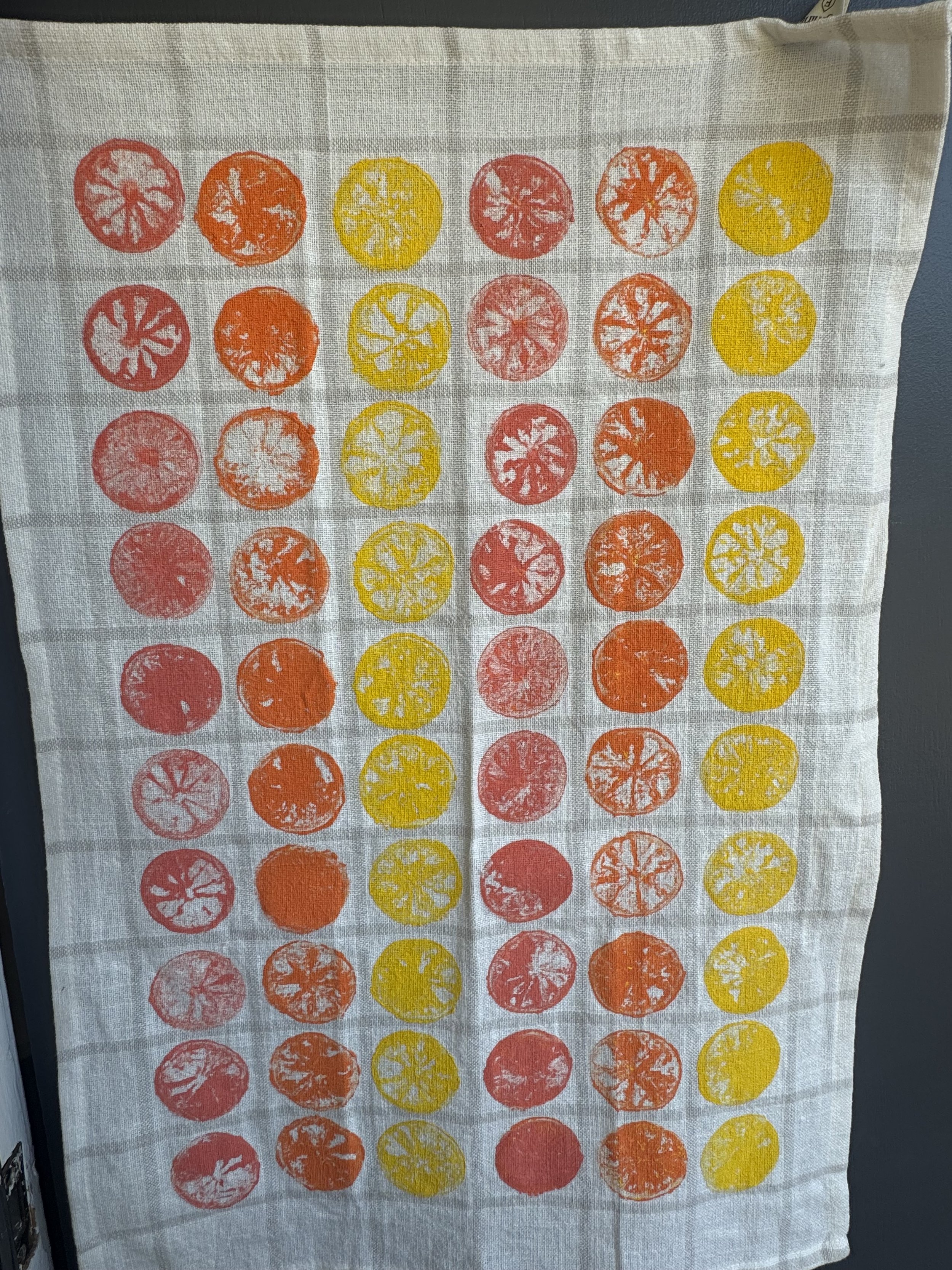 Citrus Towel - Yellow