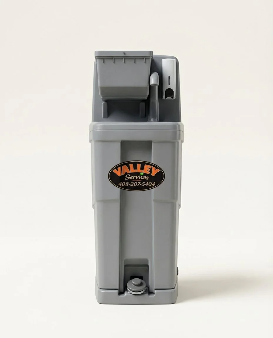 Portable handwashing station with soap dispenser and foot pump
