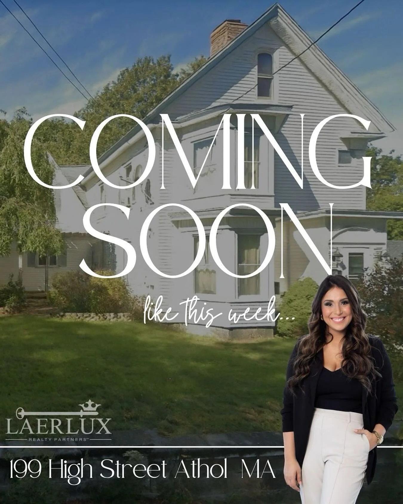 Coming Soon✨ 

This Victorian-style Farmhouse offers timeless character and over 3,000 square feet of finished living space- all at an incredible value!

Highlights include four bedrooms, one full bath, a two-car garage, an enclosed sunroom, spacious