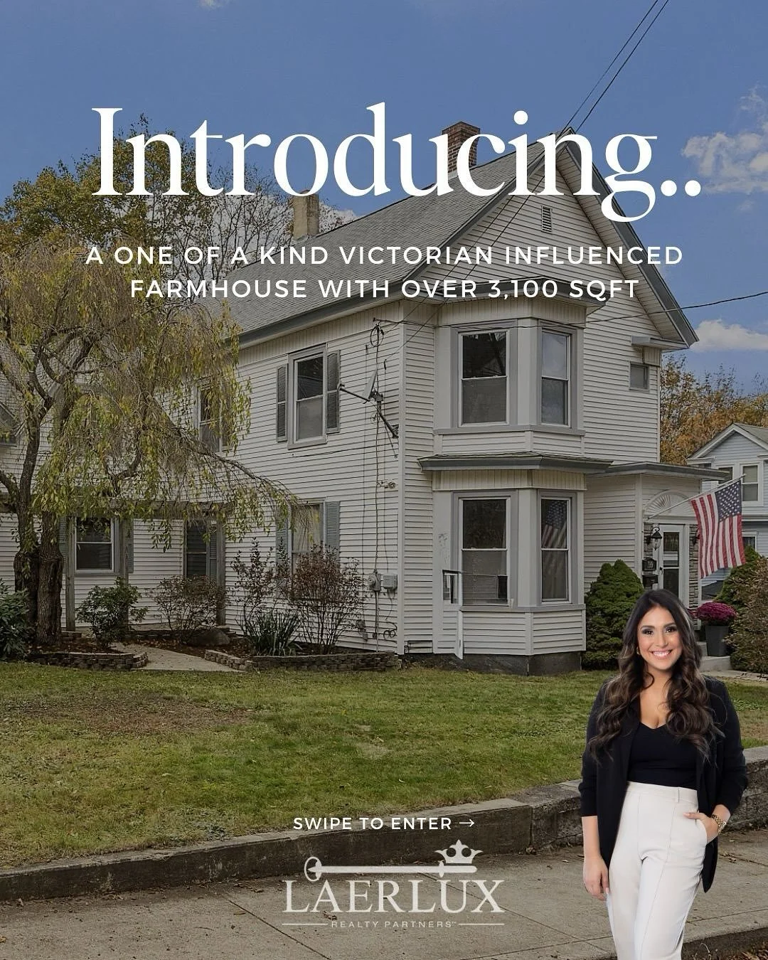 I&rsquo;m excited to share this stunning home is officially made its debut ✨

This Victorian-style farmhouse spans over 3,100 sq. ft. and is filled with endless character - from its grand front entry and curved walls to the tray ceilings and French d