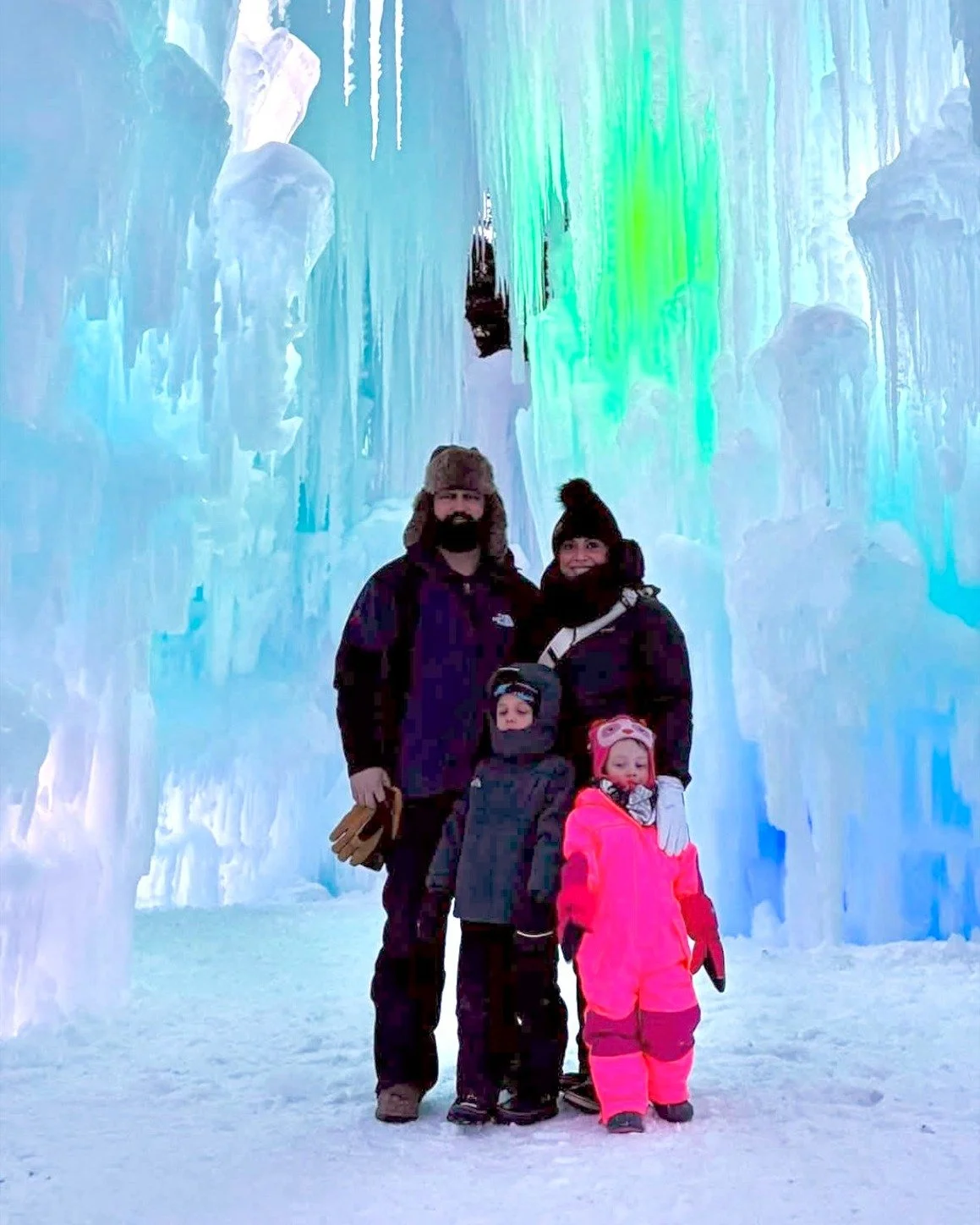 If you&rsquo;re looking for a magical winter outing for kids (and honestly, adults too), this one is absolutely worth the drive.

My family and I finally made the trip to the Ice Castles this winter, and it truly lived up to the hype. The castles the