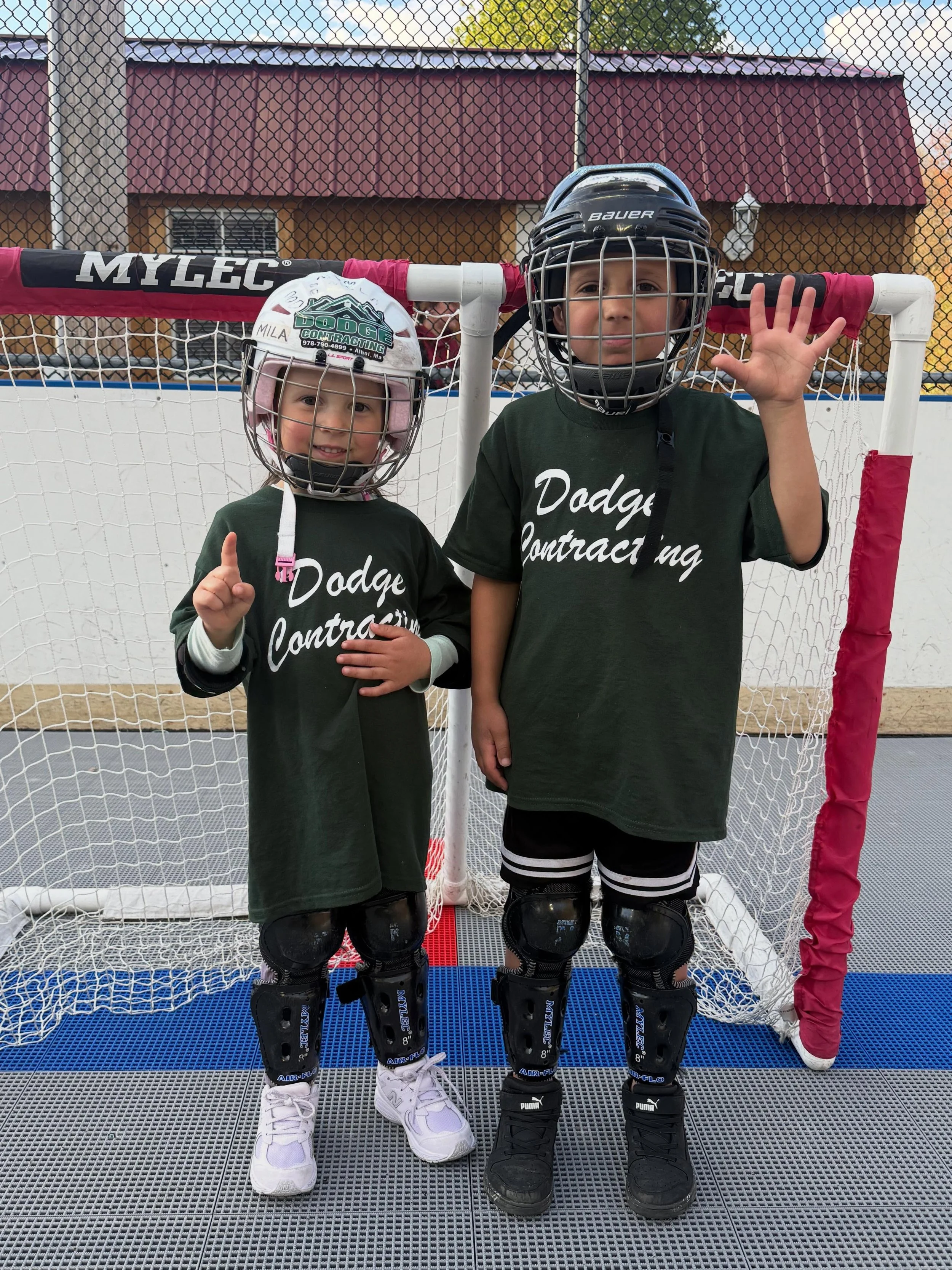 These two kids had an incredible game tonight 🏒 🥅

Mason scored FIVE goals and Mila scored her very first goal ever! Watching their confidence grow and seeing how much fun they have out there is the best part of it all.

Safe to say&hellip; the Dod