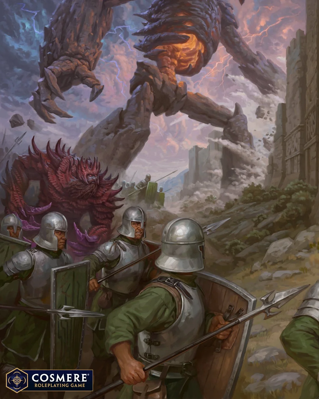 The Cosmere RPG features artwork from hundreds of talented artists! This piece from Ekaterina Burmak is depicted on the World Guide cover.

What are some of your favorite pieces in the books?