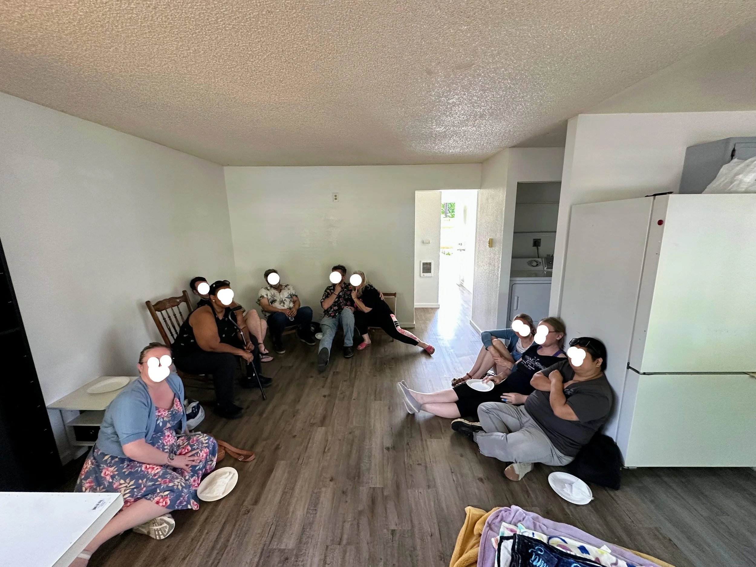 First showcase- before the house was set up