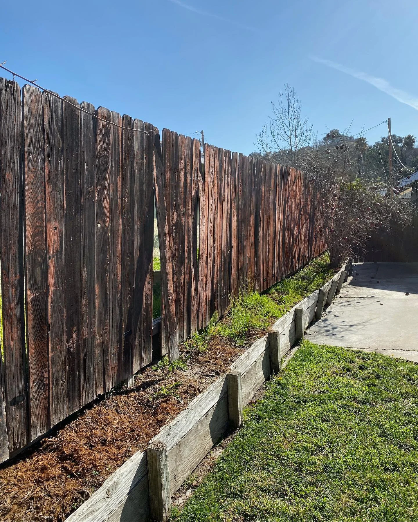 Quick and easy privacy fence