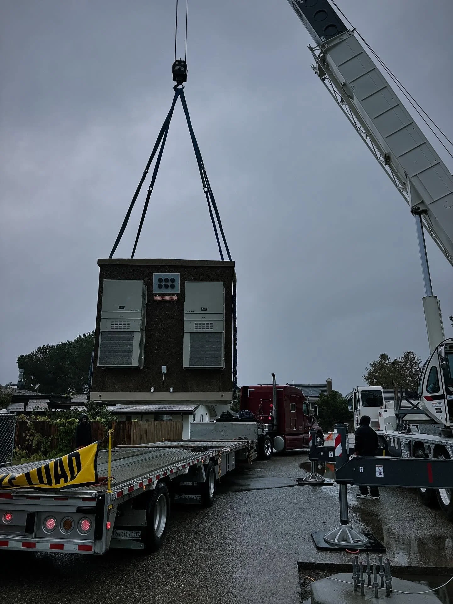 Our crews have been out having a little fun in the rain. Rain or shine, we are working hard to get our clients sites up and operational.