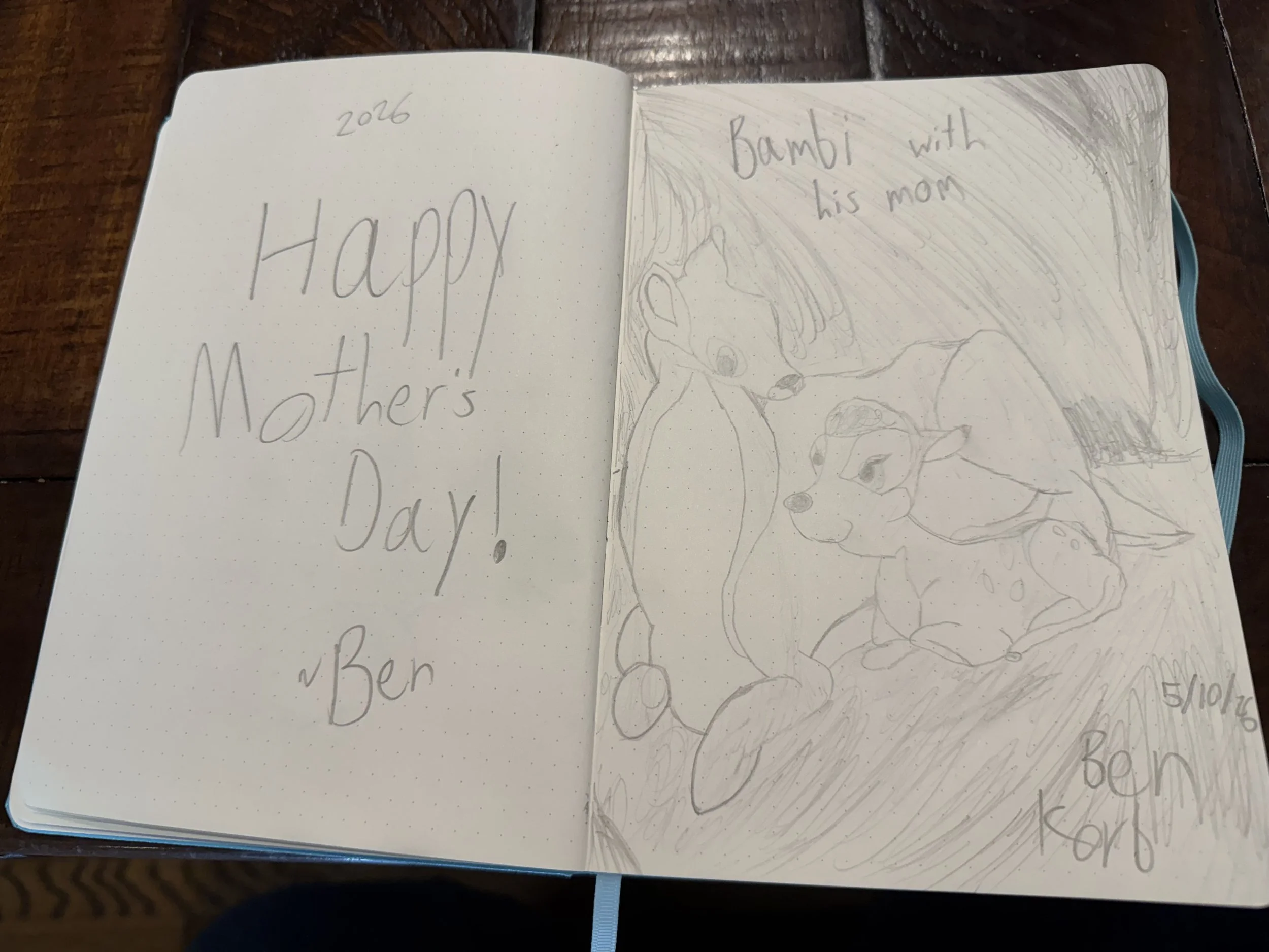 Bambi with his Mom 5/10/26