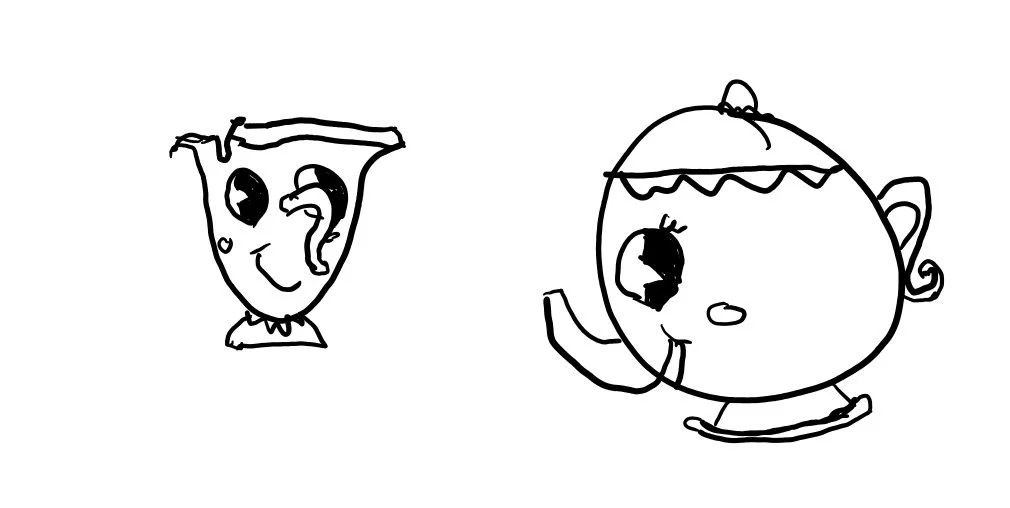 Mrs. Potts and Chip 6/20/18