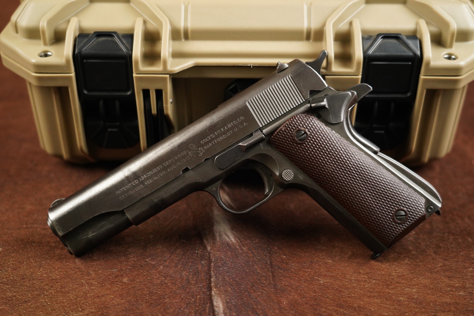 02 CMP Rack Grade Ithaca 1911-A1 Colt Slide .45 ACP 5%22 Semi-Auto Pistol C&R.JPG