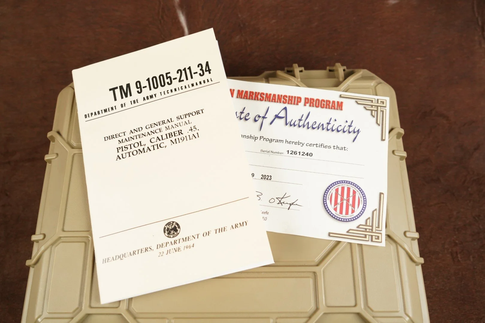 25 CMP Rack Grade Ithaca 1911-A1 Colt Slide .45 ACP 5%22 Semi-Auto Pistol C&R.JPG