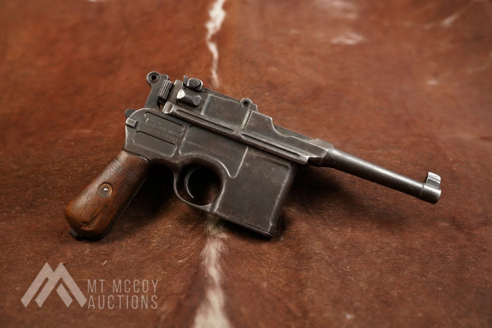 01 Post WWI Mauser C96 Bolo Broomhandle 7.63x25mm 3.9%22 Semi-Auto Pistol C&R.jpg