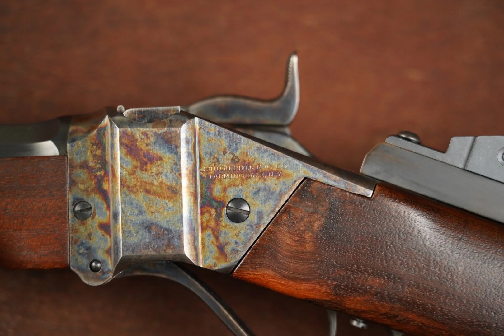 07 Shiloh Sharps 1874 .45-70 30%22 Octagonal Single Shot Rifle Double Triggers.JPG