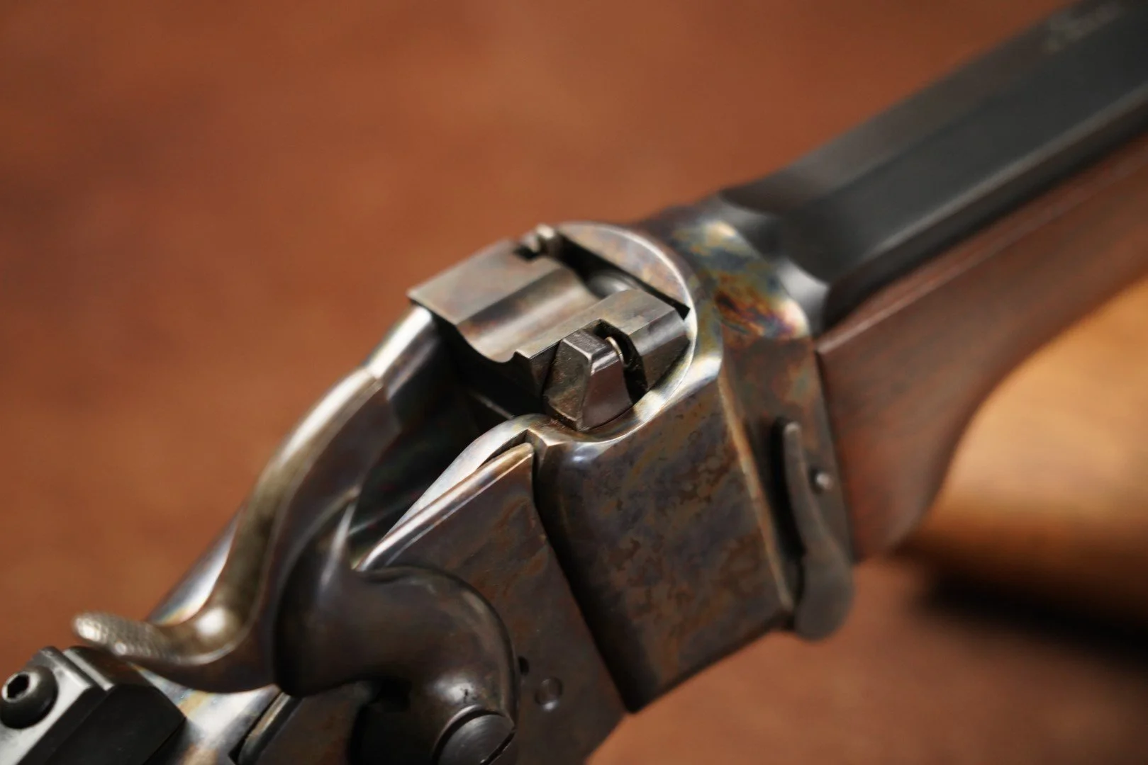 16 Shiloh Sharps 1874 .45-70 30%22 Octagonal Single Shot Rifle Double Triggers.JPG