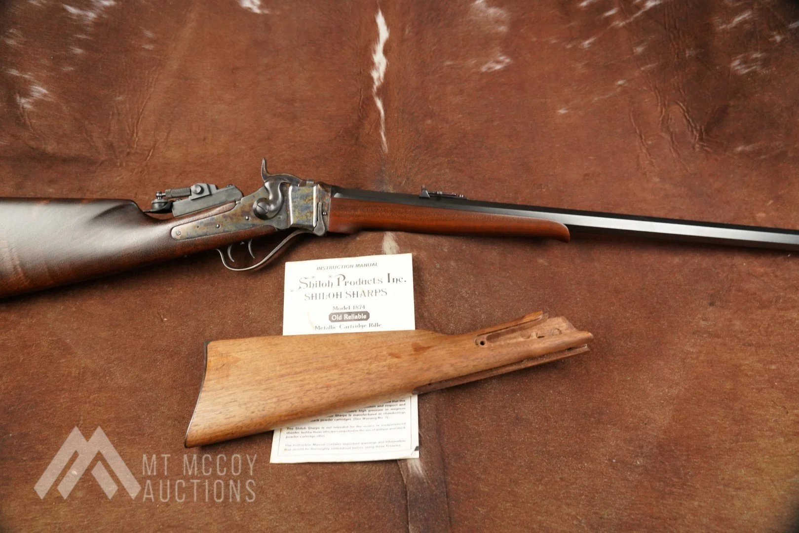 Shiloh Sharps 1874 — .45-70 Government 30” Octagonal Single Shot Rifle with Double Set Triggers