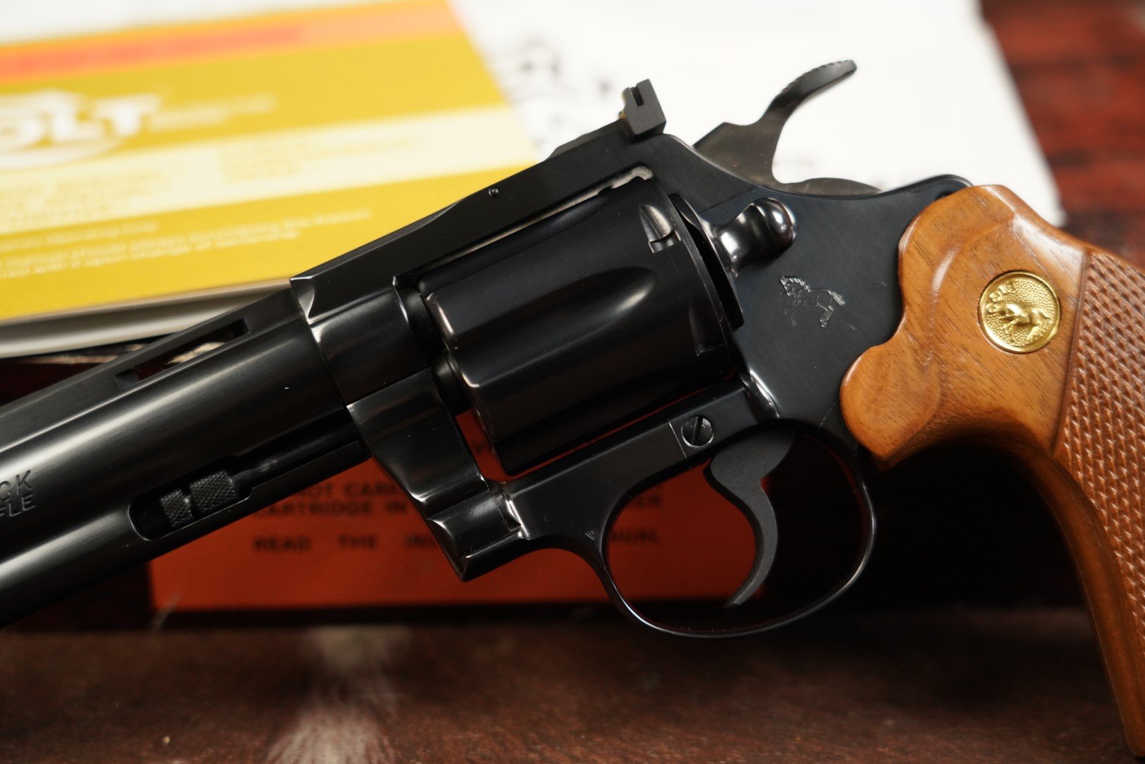 04 Colt Model Diamondback D5160 .22 LR 6%22 Blued Double Action Single Action Revolver & Box, MFD 1985.JPG
