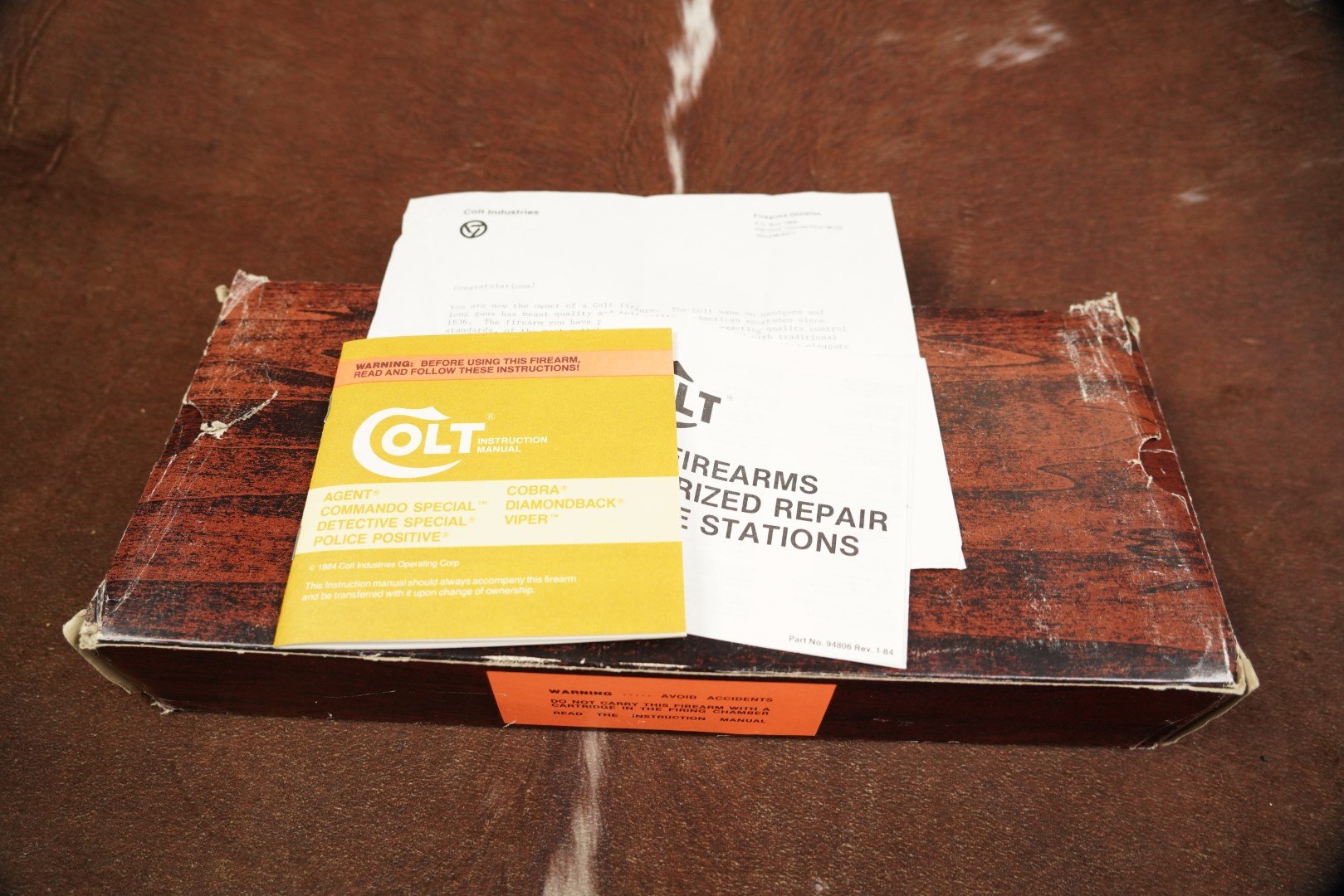 20 Colt Model Diamondback D5160 .22 LR 6%22 Blued Double Action Single Action Revolver & Box, MFD 1985.JPG