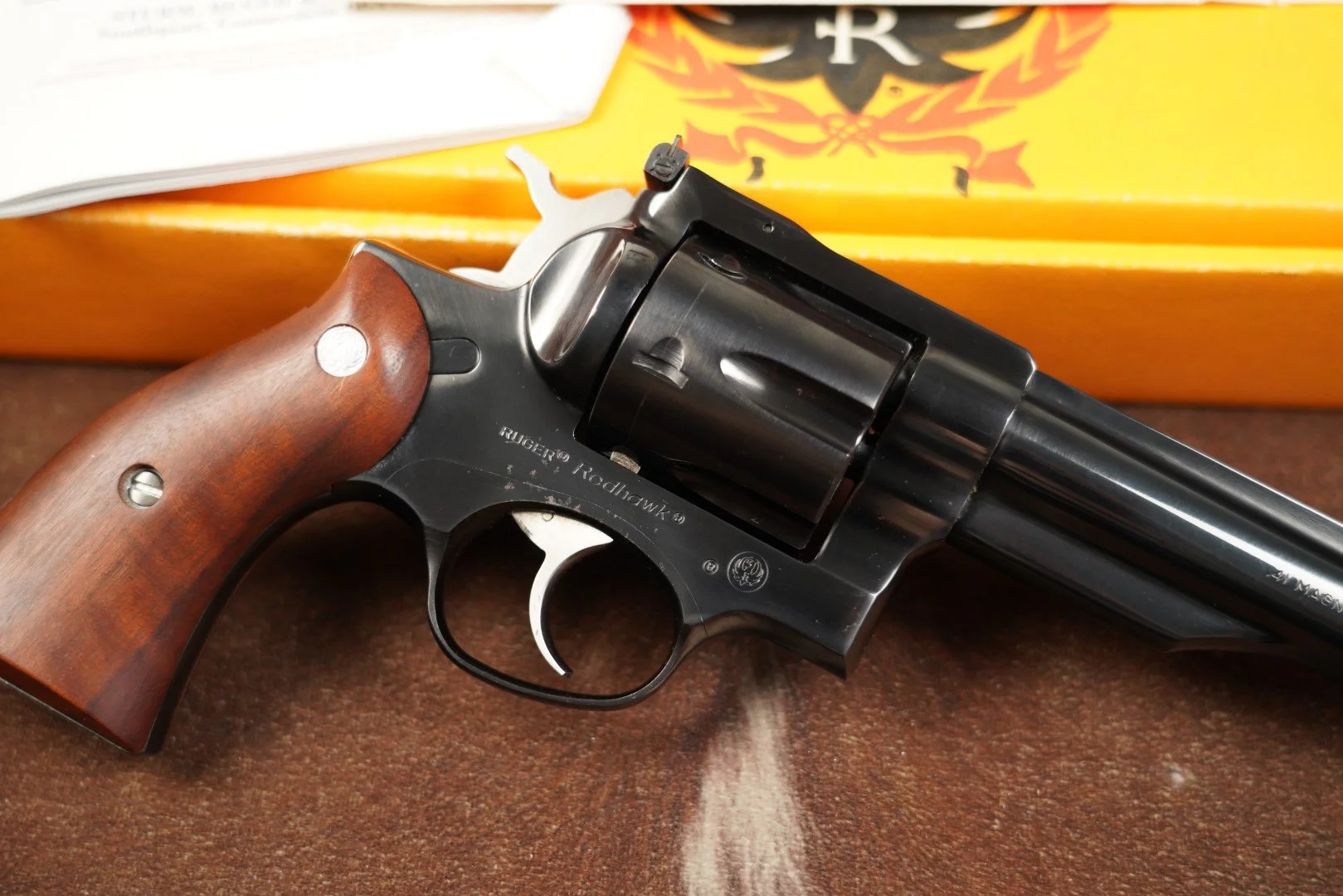 08 Ruger Redhawk Model 05018 .41 Rem Mag 7.5” SA DA 6 Shot Revolver 1985.JPG