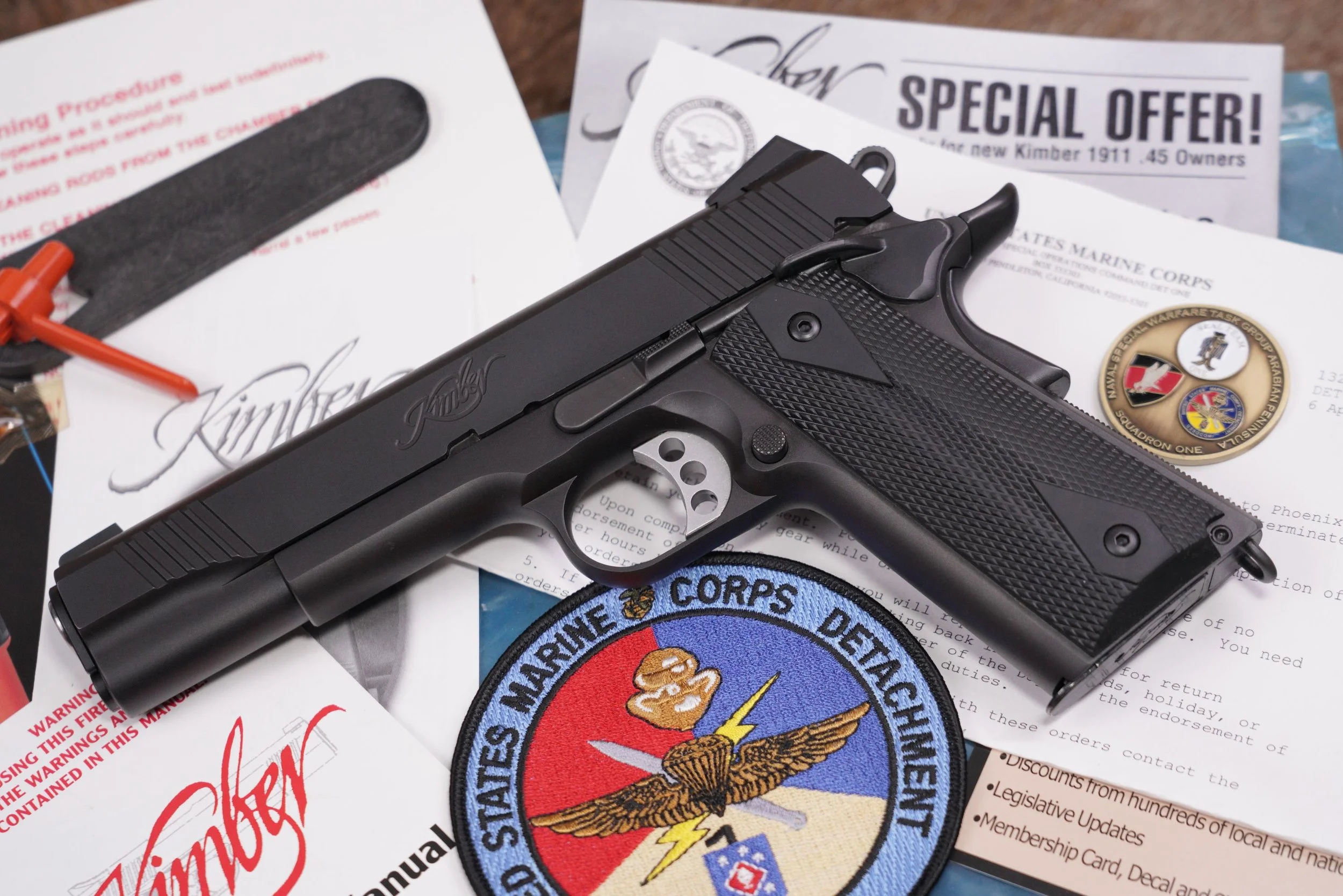 03 USMC Property MCSOCOM DET1 Kimber Interim CQB 1911 .45 ACP Semi-Auto Pistol.JPG