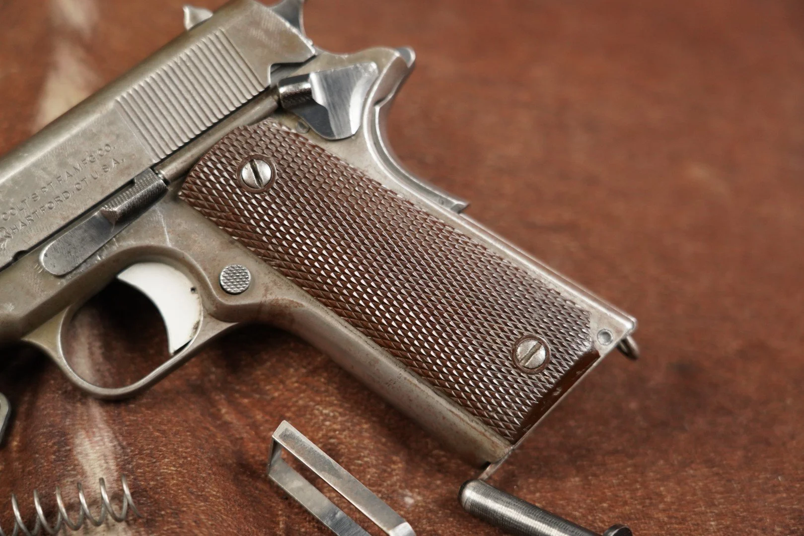 06 Custom WWI Colt Model of 1911 U.S. Army .45 ACP 5%22 Semi-Auto Pistol C&R.JPG