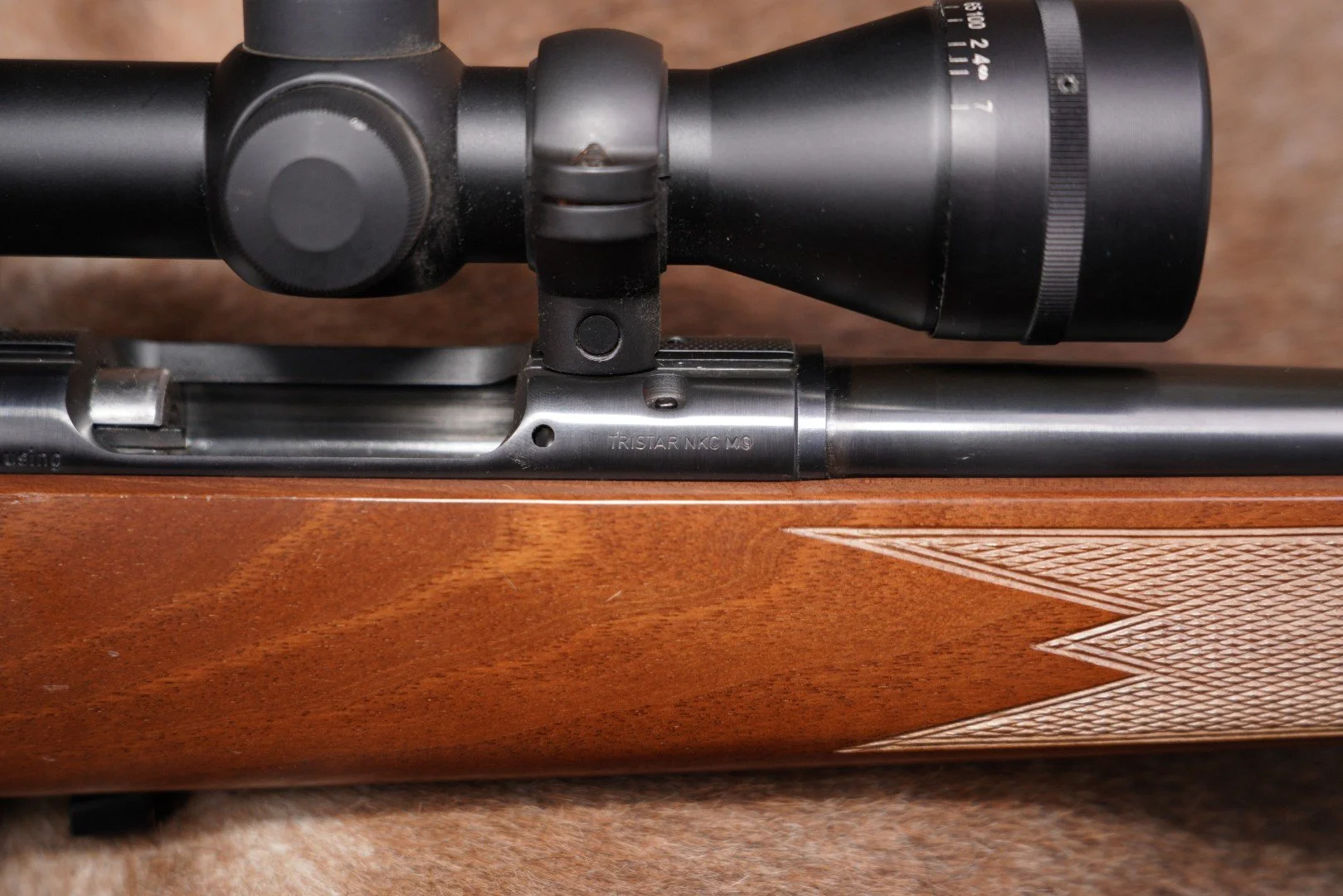 09 Anschutz Model 1730 .22 Hornet 23.5%22 Bolt Action Rifle with Burris Scope 1997.JPG