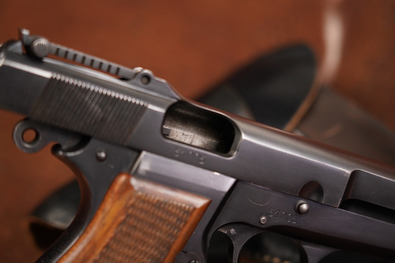 11 WWII FN Browning WaA613 Tangent Hi-Power 9mm Slotted Semi-Auto Pistol C&R.JPG