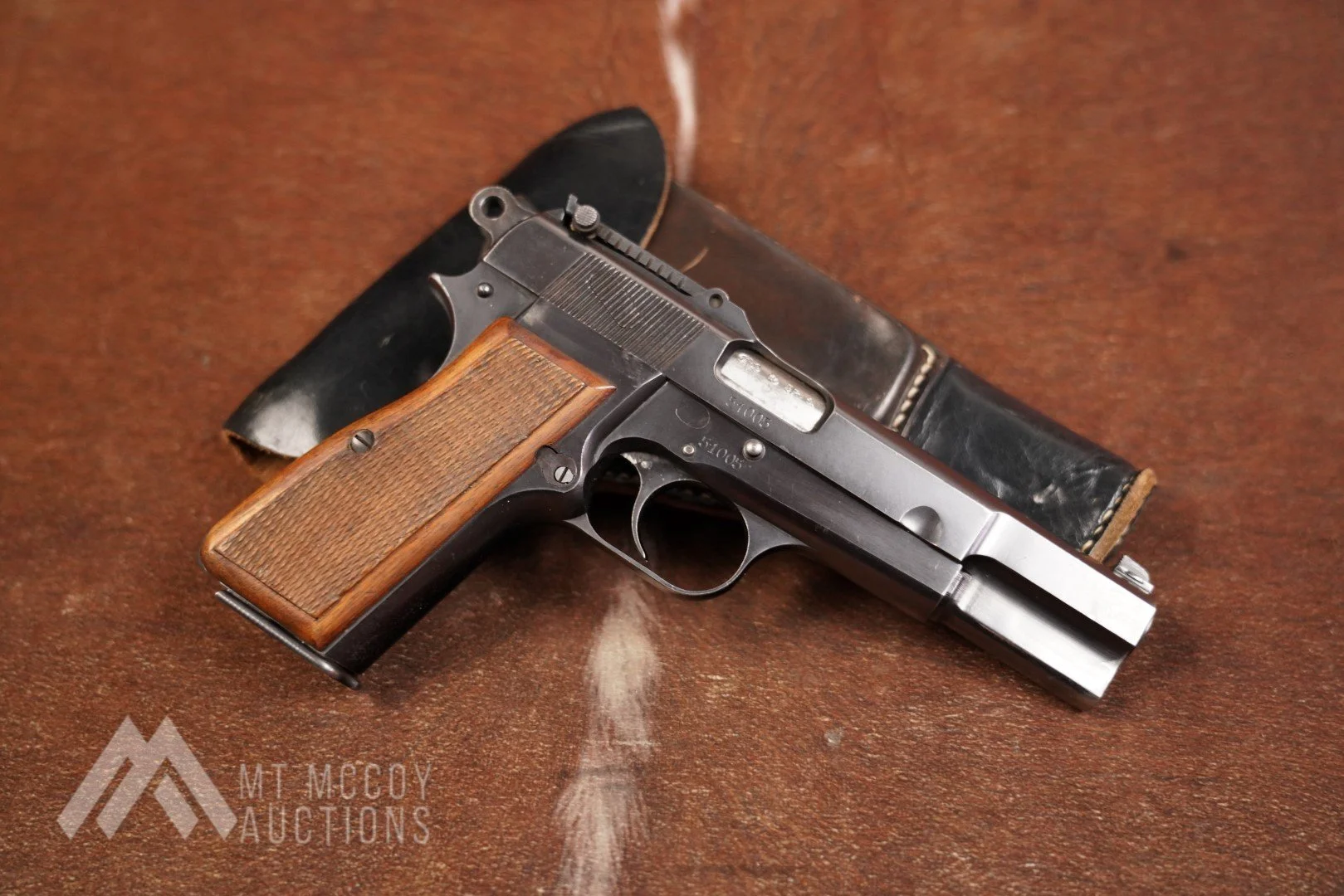 WWII FN Browning WaA613 Tangent Hi Power 9mm Slotted Pistol 1940