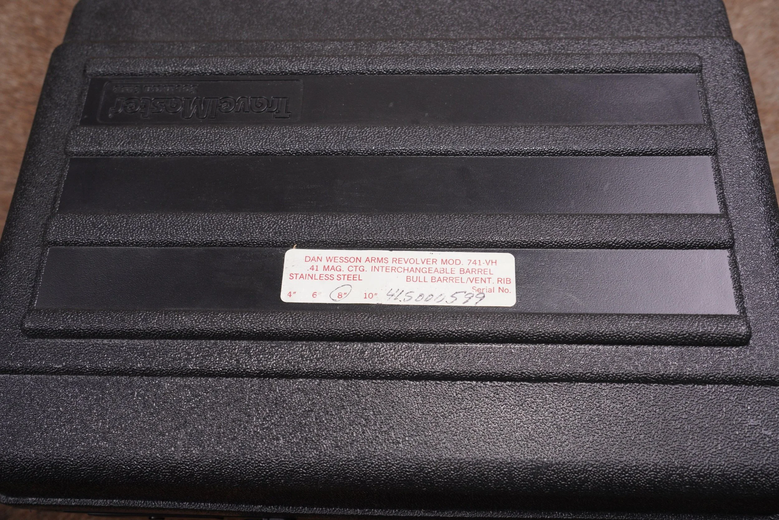 20 Dan Wesson Model 741VH 741-VH Stainless .41 Mag 8%22 & 6%22 Vent Rib Revolver.JPG