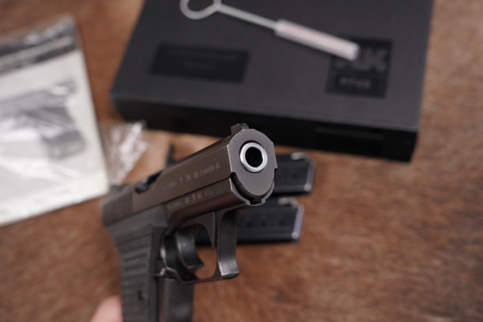 09 Heckler & Koch H&K Model P7M8 P7-M8 9mm 4%22 Semi-Automatic Pistol, MFD 2006.JPG