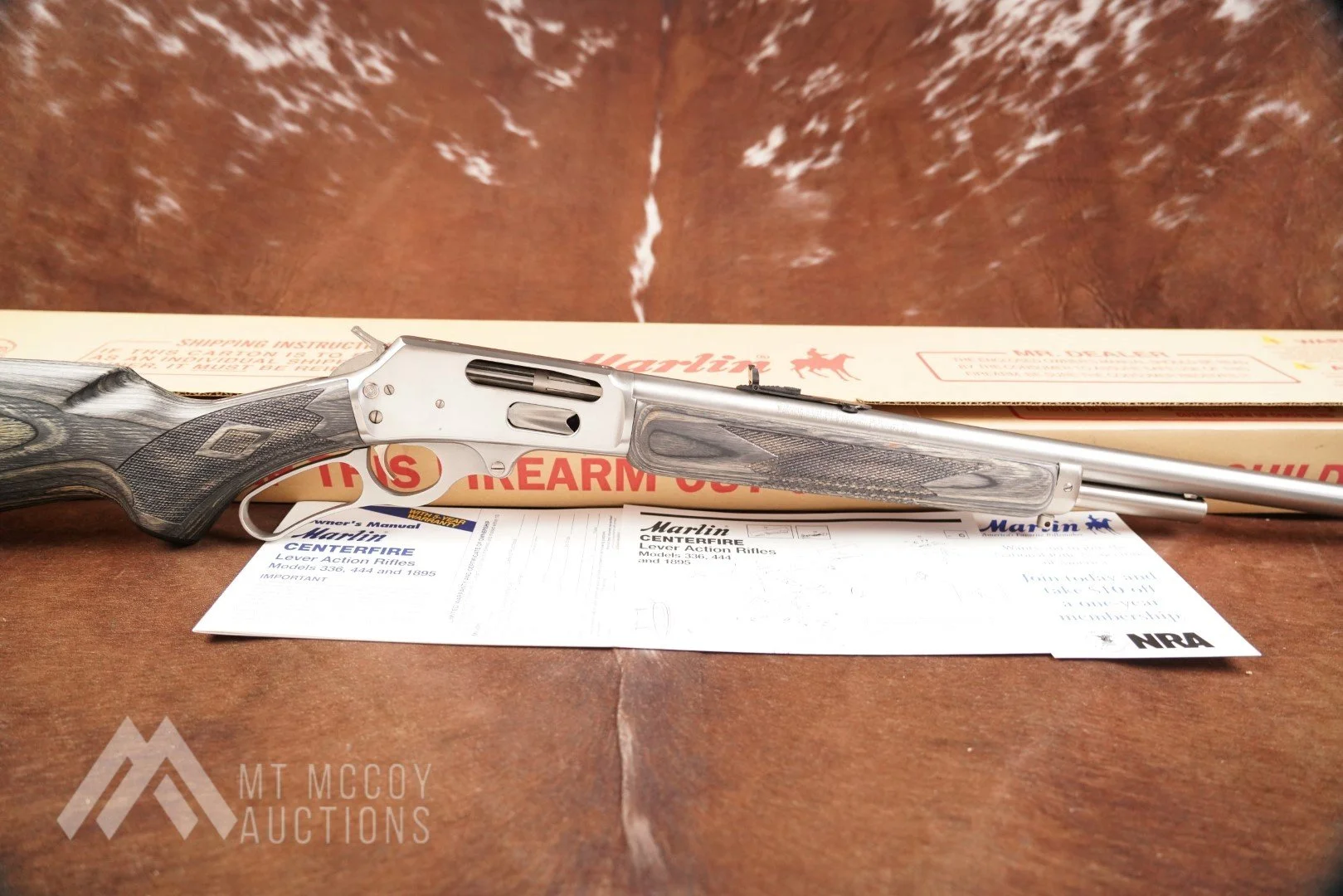 Marlin Model 1895MXLR .450 Marlin 24 Inch Stainless Lever Action Rifle 2006