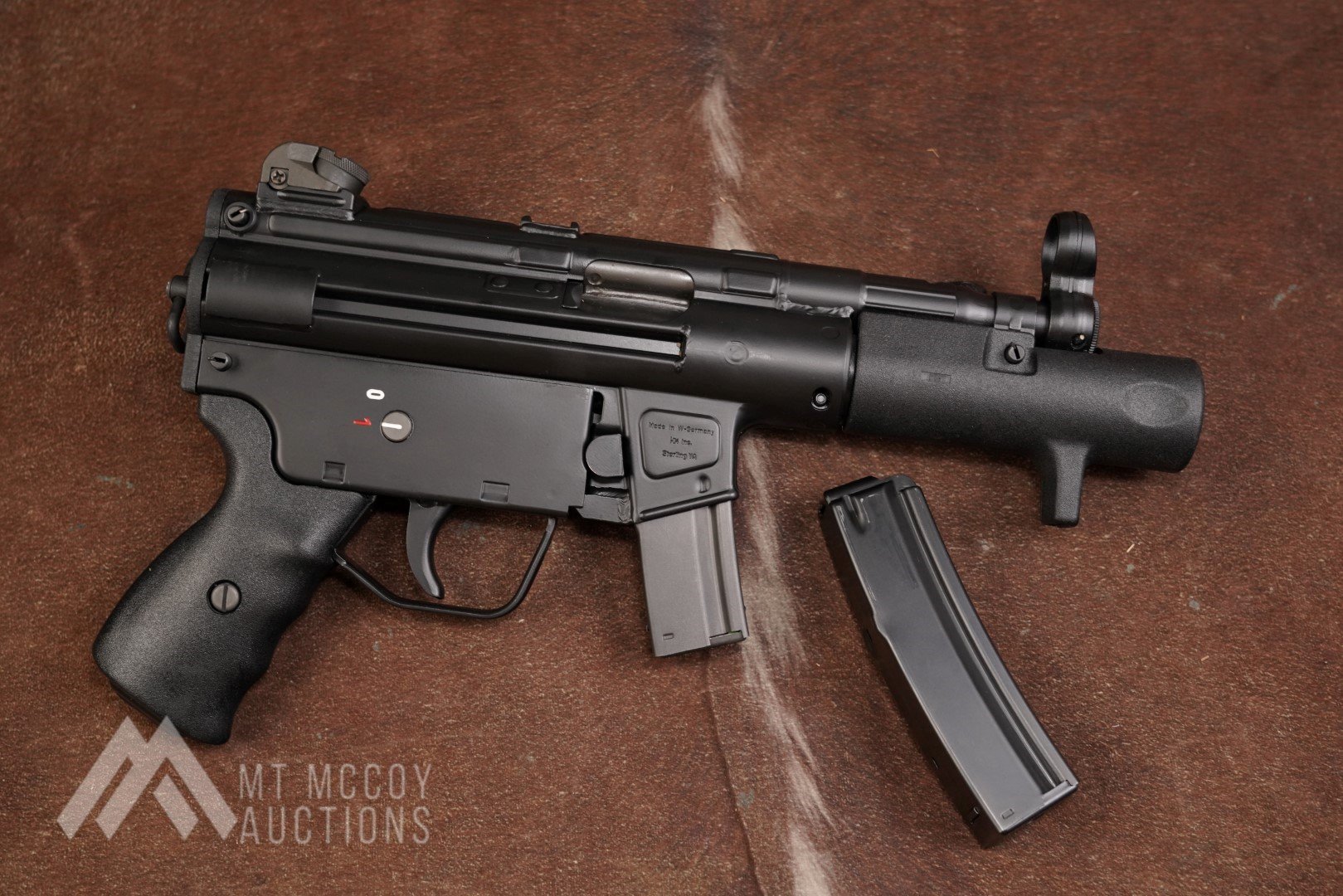 Pre-Ban H&amp;K SP89 9mm 5 Inch Fixed Magazine Semi-Automatic Pistol 1990