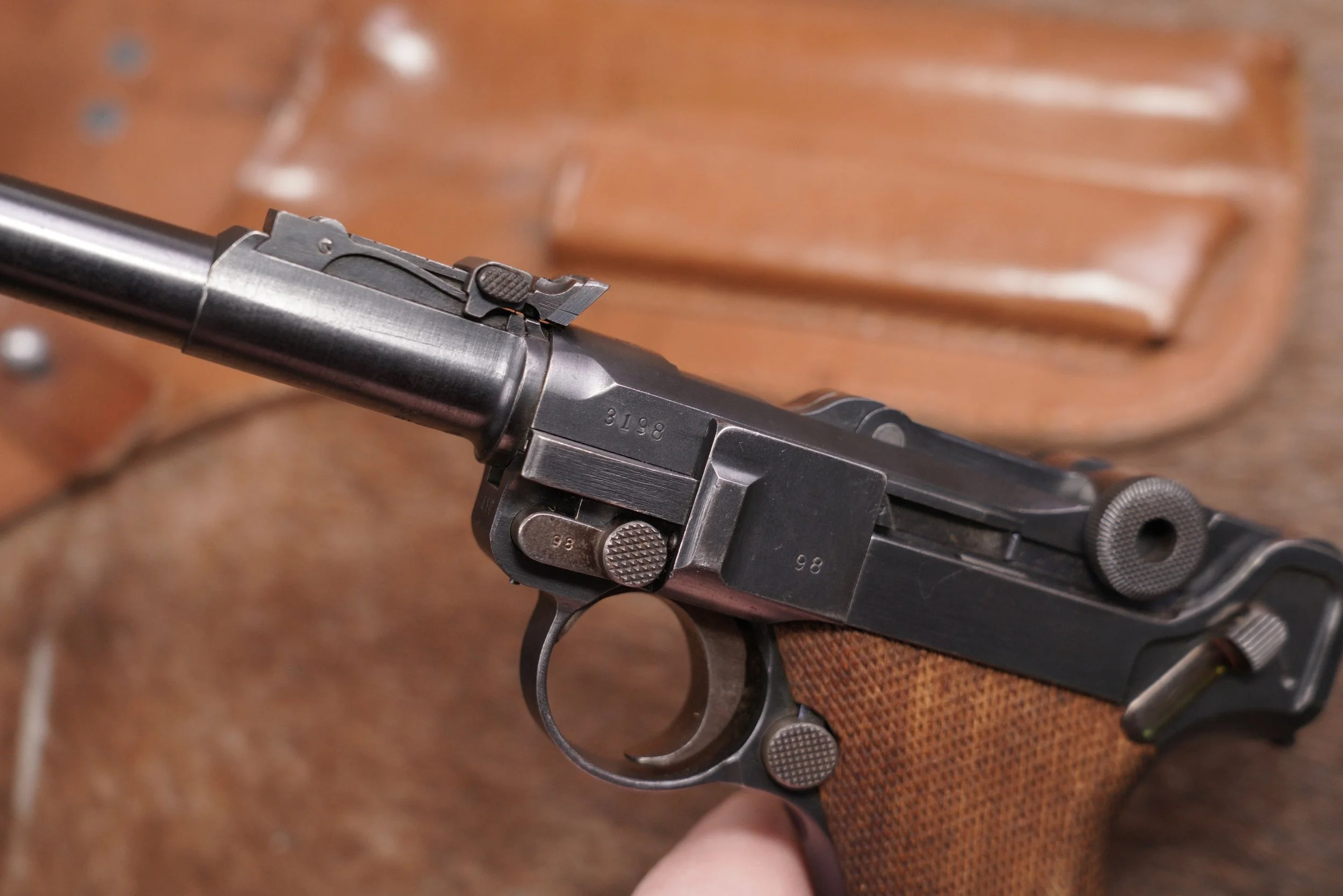 06 WWI German DWM Long P.08 Artillery Luger 9mm Semi-Automatic Pistol 1917 C&R.JPG