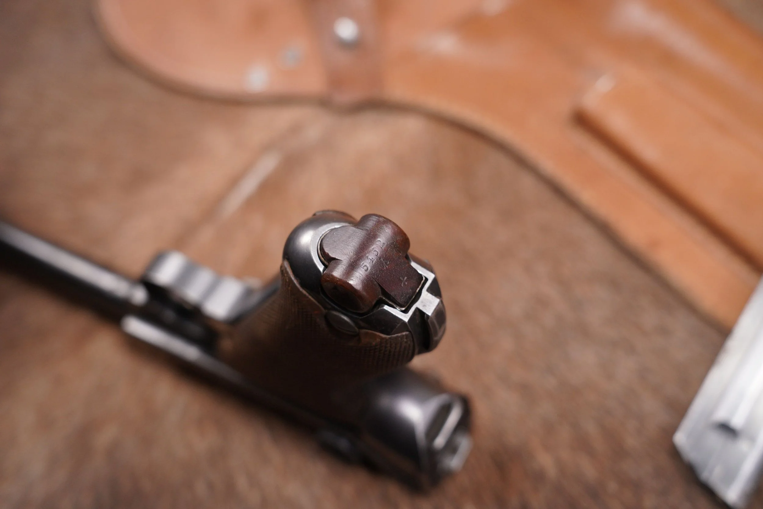 08 WWI German DWM Long P.08 Artillery Luger 9mm Semi-Automatic Pistol 1917 C&R.JPG