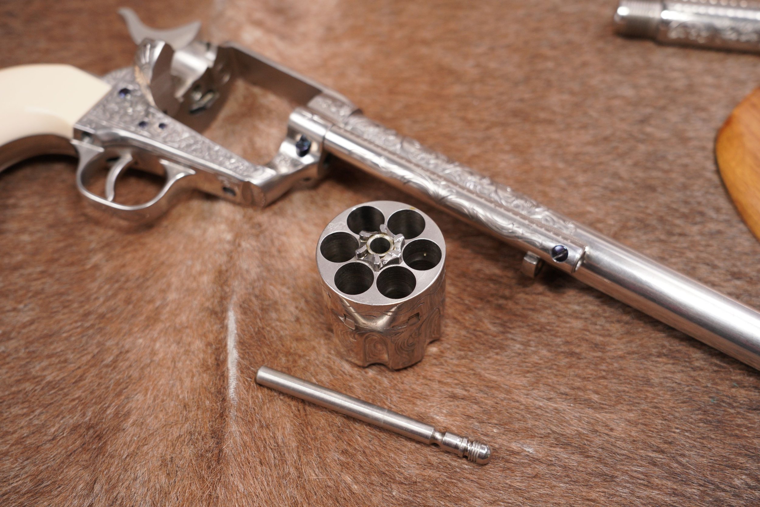 15 Custom Engraved Colt 2nd Gen Single Action Army SAA .45 12%22 Revolver C&R.JPG