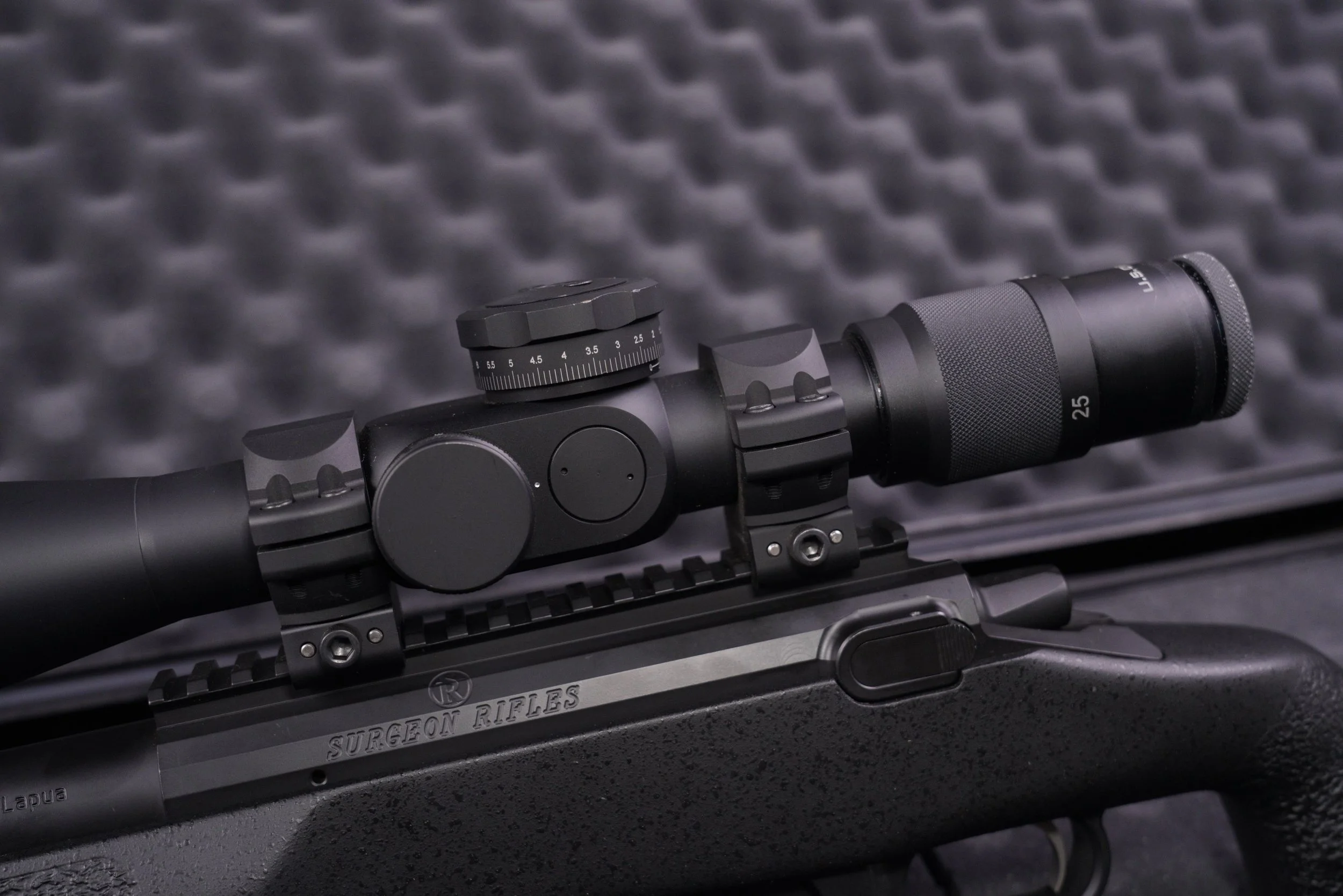 07 Surgeon Rifles Model Remedy XL .338 Lapua 26%22 Bolt Action Rifle U.S. Optics.JPG