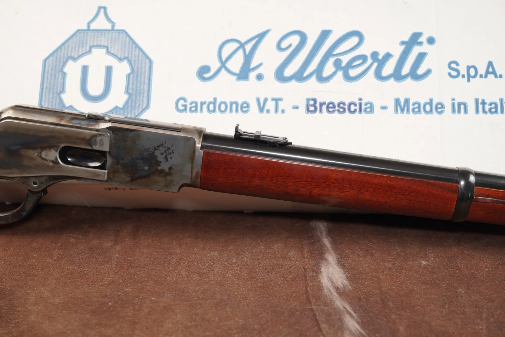 17 Uberti Model 1876 Crossfire Carbine .45-60 Win 22%22 Lever Action Rifle Box.JPG