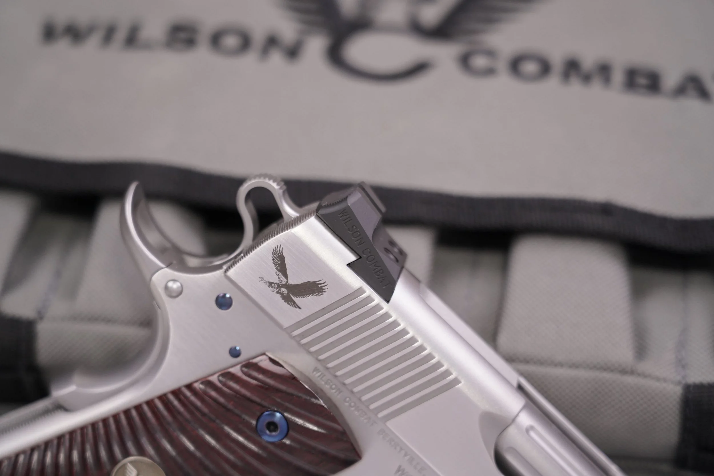 10 Wilson Combat Sentinel 9mm 3.5%22 Stainless 1911 Semi-Auto Pistol, MFD 2014.JPG