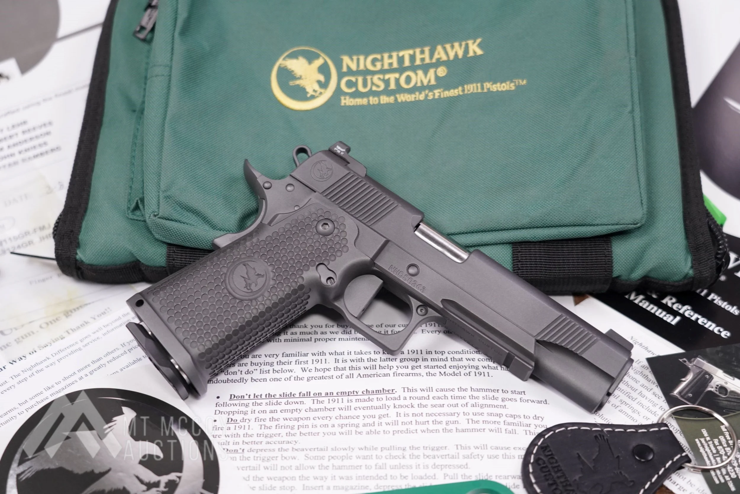 01 Nighthawk Custom GRP Double Stack 9mm 5%22 Semi-Auto 1911 Pistol, MFD 2017.JPG