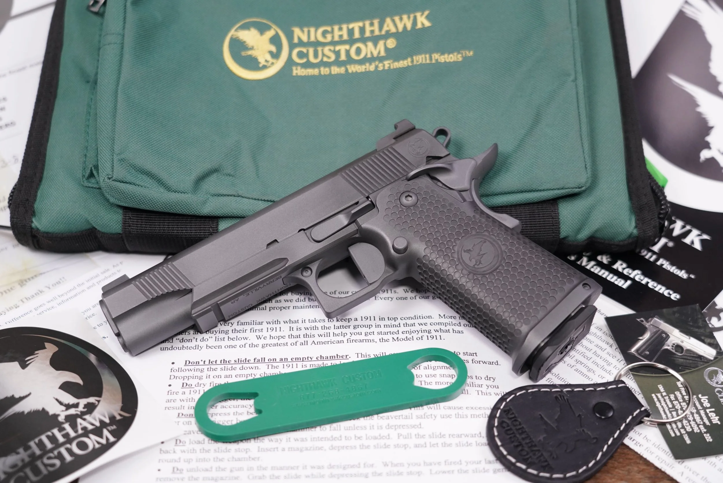 03 Nighthawk Custom GRP Double Stack 9mm 5%22 Semi-Auto 1911 Pistol, MFD 2017.JPG