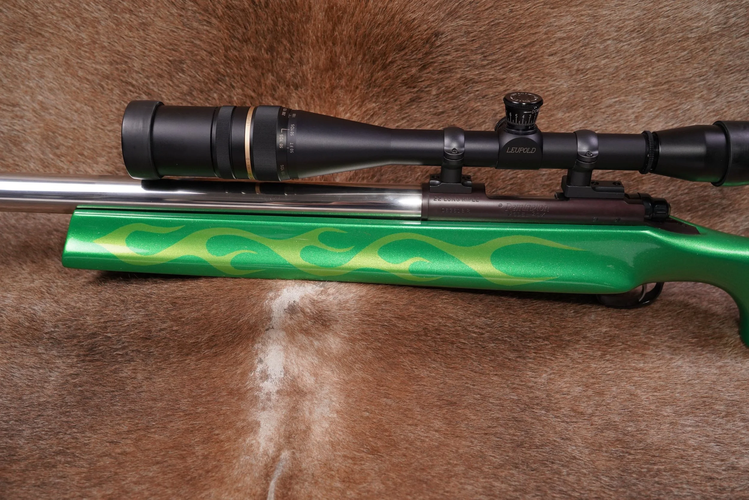 06 Custom Remington Model 40-X .22 LR 22” Heavy Single Shot Bolt Rifle Scope.JPG