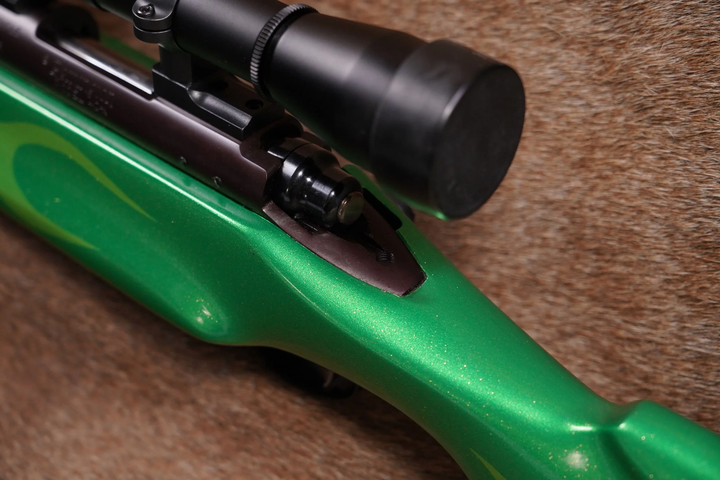 08 Custom Remington Model 40-X .22 LR 22” Heavy Single Shot Bolt Rifle Scope.JPG