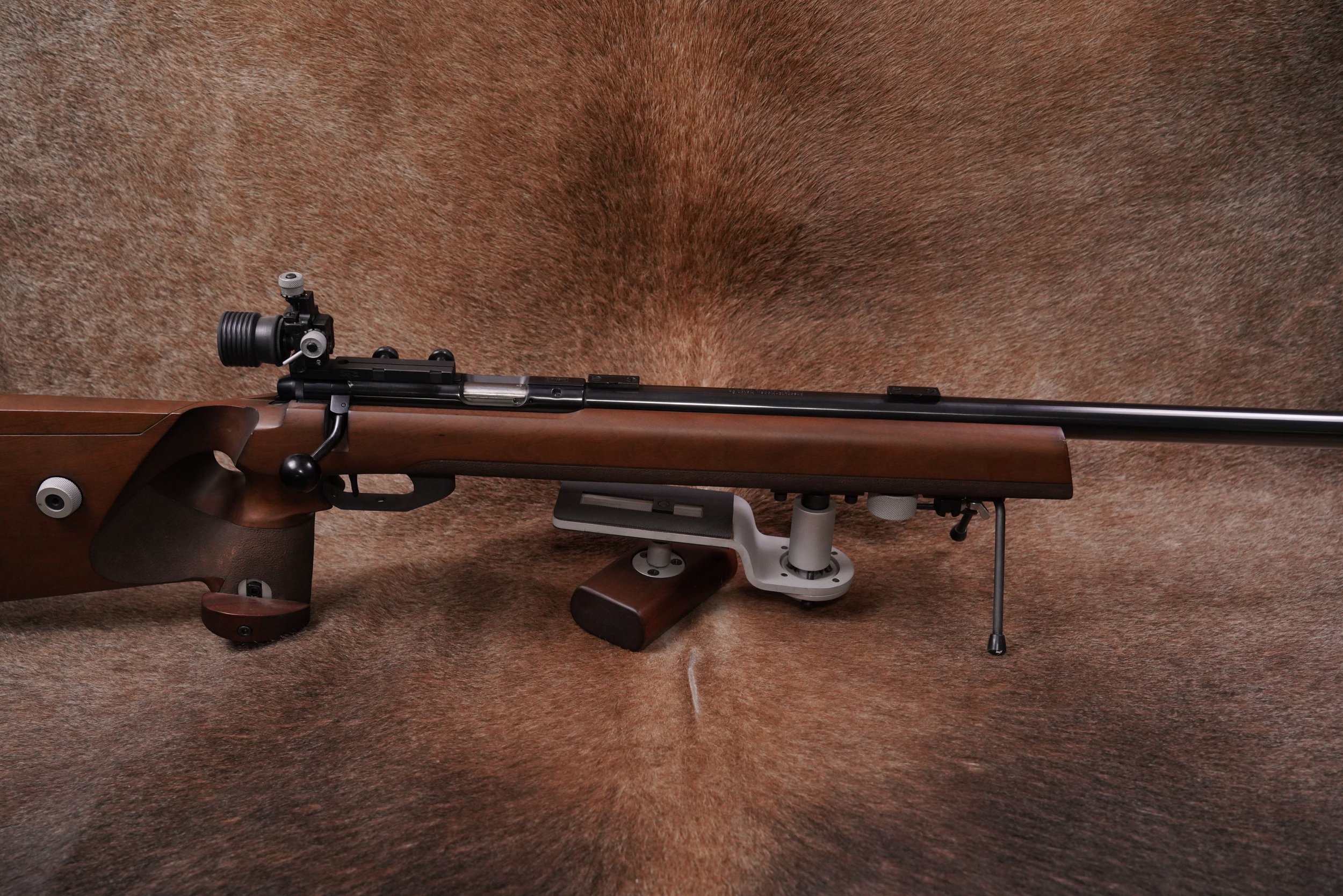 28 German Anschutz Model 54 Super Match .22 LR 24%22 Bolt Action Rifle, MFD 1979.JPG