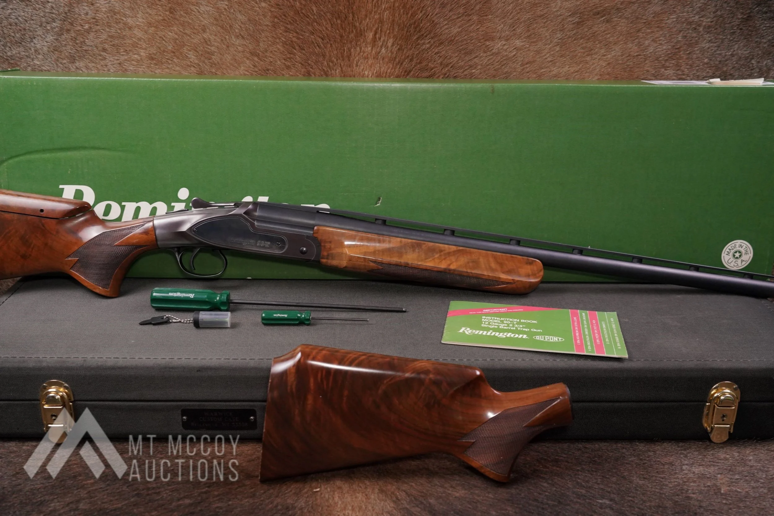 01 Remington Kolar Arms Model 90-T 90T Trap 12 Ga. 34%22 Single Shot Shotgun.JPG
