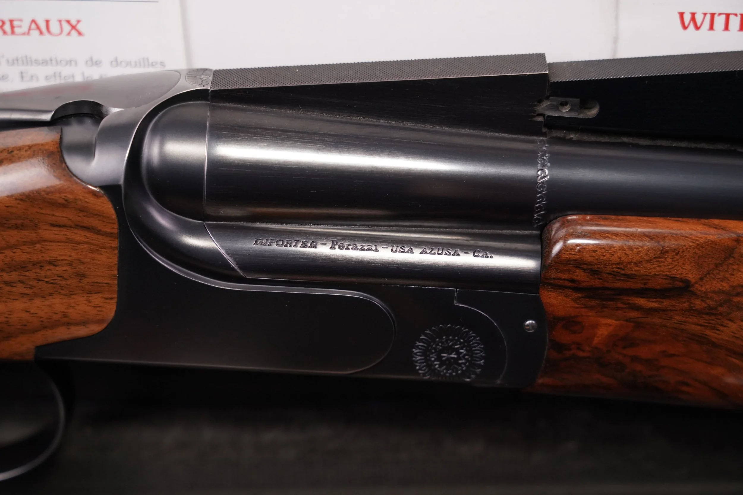 19 Perazzi Model TM9X 12 Ga 35%22 IMP. CYL. Single Shot Trap Shotgun, MFD 2015.JPG