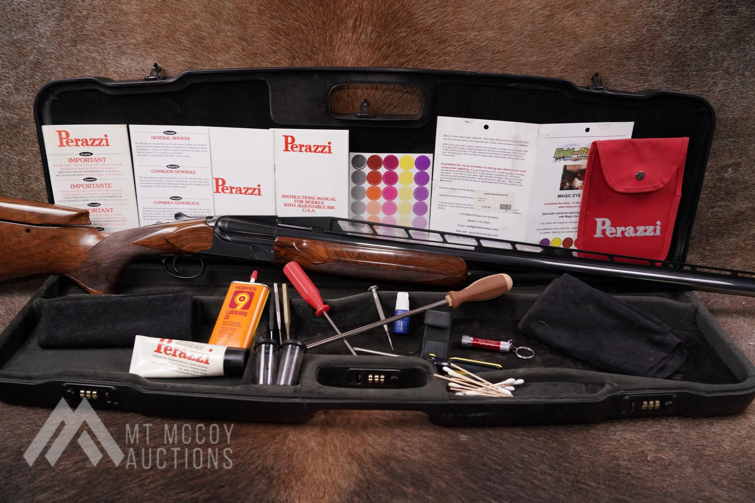 Perazzi TM9X 12 Gauge Single Shot Trap Shotgun with 35 Inch Adjustable Rib