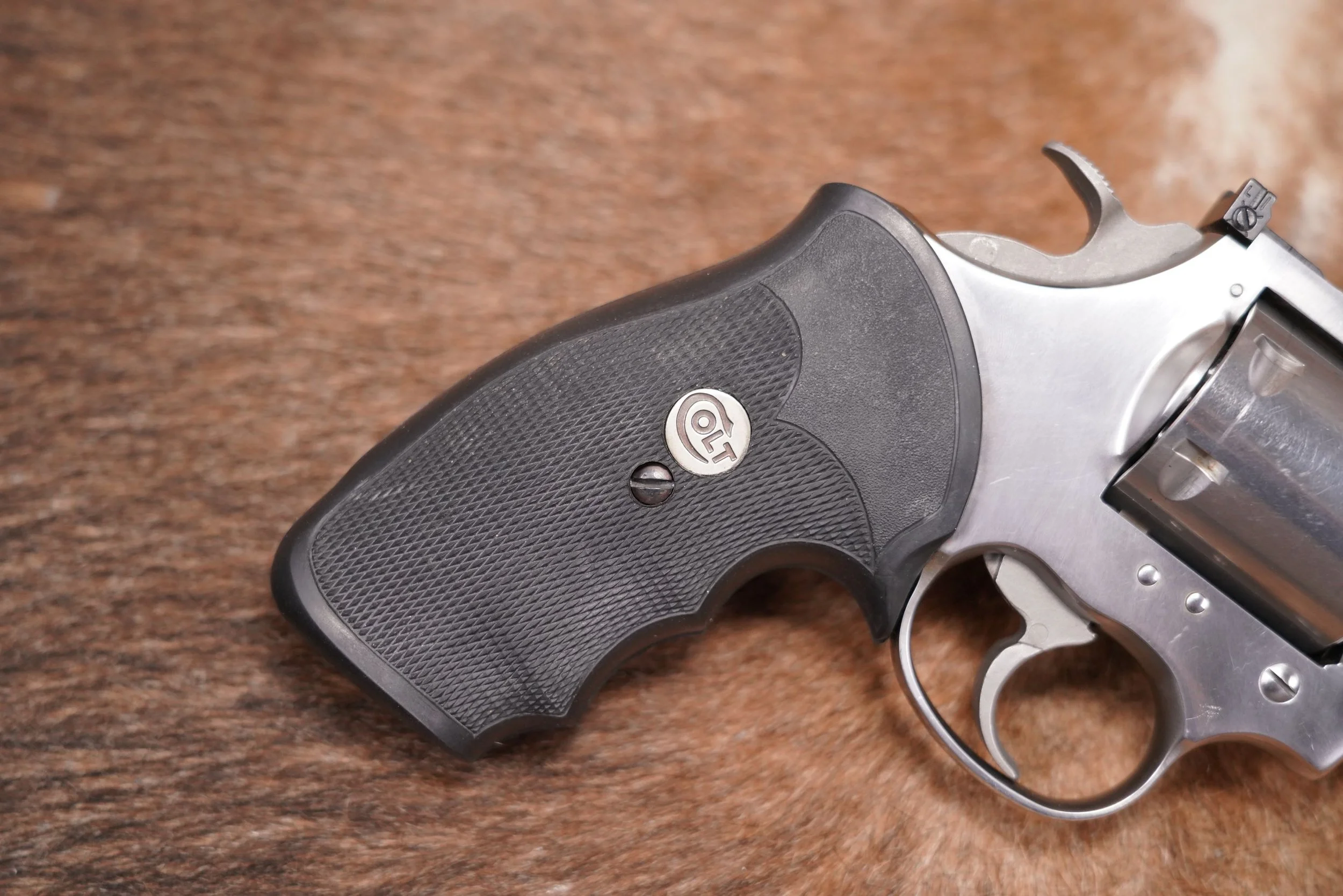 18 Colt Model Grizzly AA3060CG .357 Mag 6%22 Double Action Single Action Stainless Revolver 1994.JPG